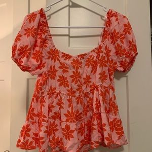 Francesca's Jun & Ivy Floral Top